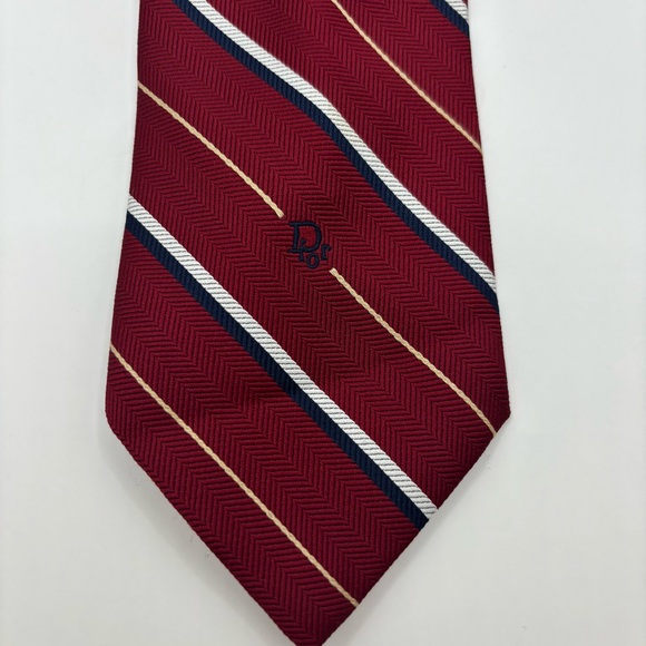 Vintage 70's Christian Dior Paris New York Tie - Picture 2 of 5